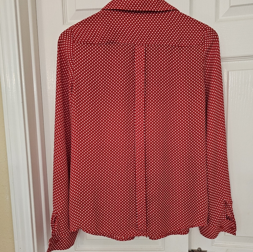 The Limited Red Polka longsleeve top